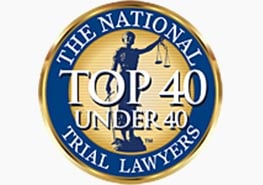 National Trial Lawyers Top 40 under 40 award